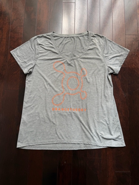 Orangetheory Tops - Orange Theory Women's T-Shirt Size L Gray Breathable Light Weight Workout Gym